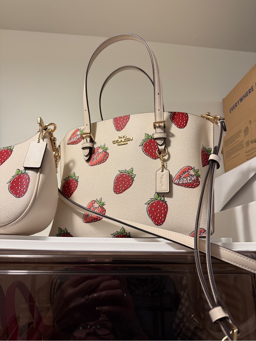 Coach Mollie Tote 🍓 edition.